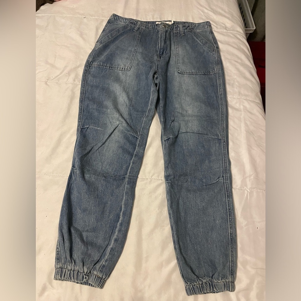 Rebecca Minkoff Relaxed Fit Denim Joggers